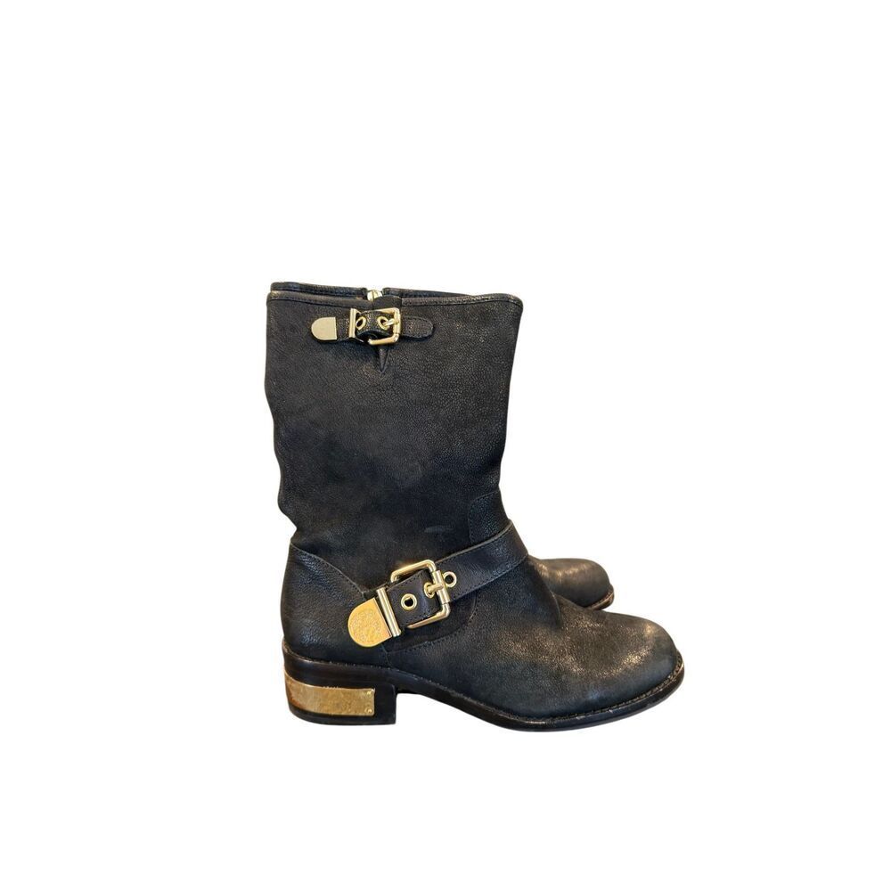 Vince Camuto Black Leather Riding Boots size 7.5